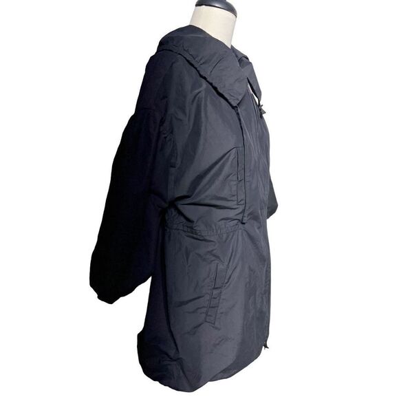 Vince Size Large Black Ballon Sleeve Peplum Utility Jacket - Picture 4 of 5